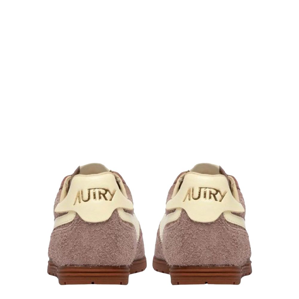 Sneaker Autry Windspin Low Woman Suede/Leather Adrose/Rutabaga – vista posteriore