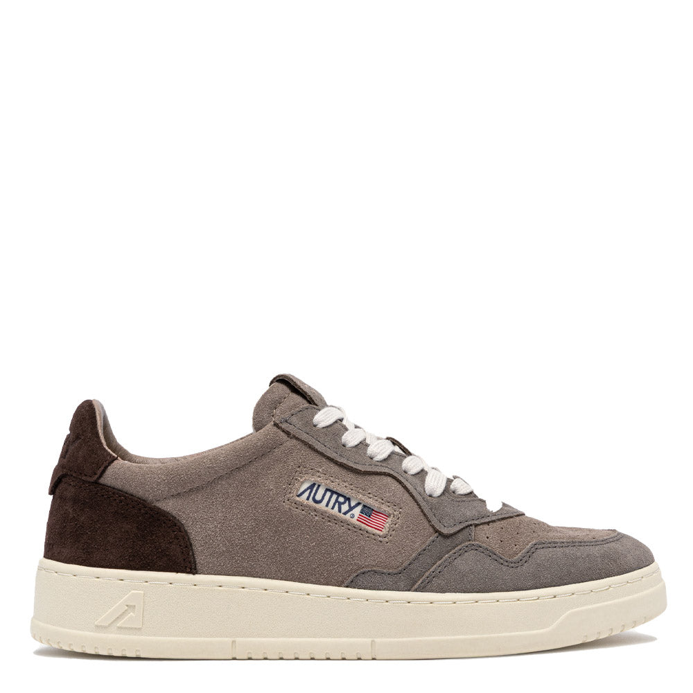 Sneaker Autry Medalist Low Man Taupe/Cotto – vista laterale
