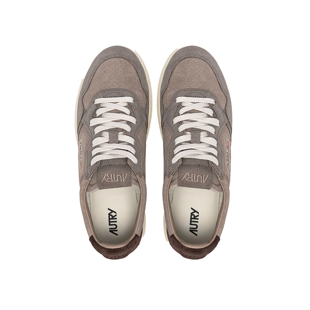 Sneaker Autry Medalist Low Man Taupe/Cotto – vista dall'alto