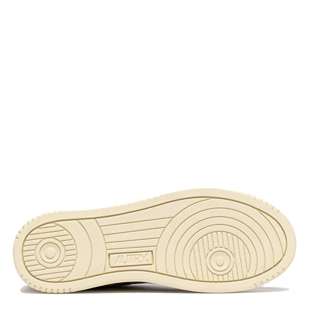 Sneaker Autry Medalist Low Woman Pony/Safari Drip/Brown – suola in gomma