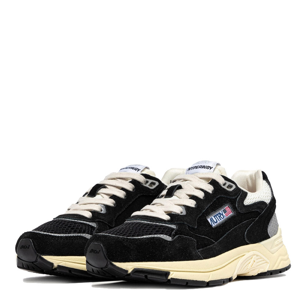 Sneaker Autry Hyperway Low Woman Black/Silver – vista laterale interna