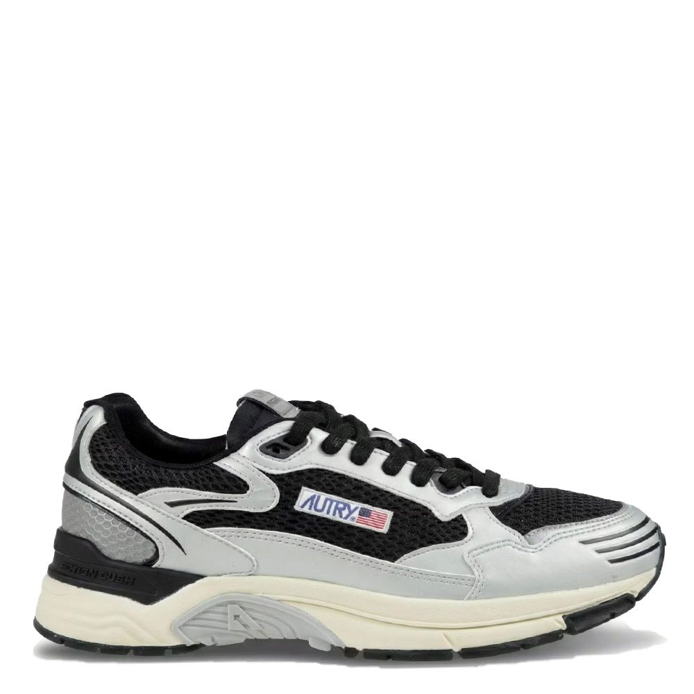 Sneaker Autry Hyperway Low Man Silver/Black – vista laterale