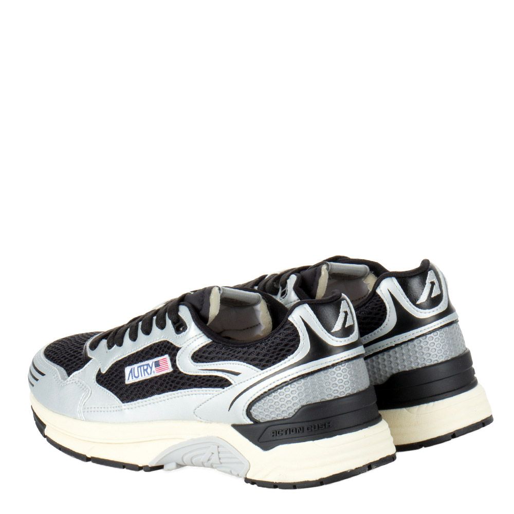 Sneaker Autry Hyperway Low Man Silver/Black – vista laterale interna