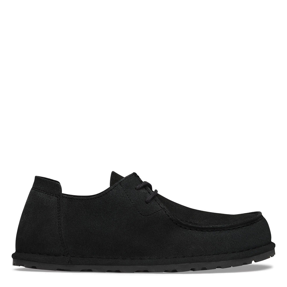 Scarpa Birkenstock Utti Lace Woman in pelle scamosciata Black – vista laterale