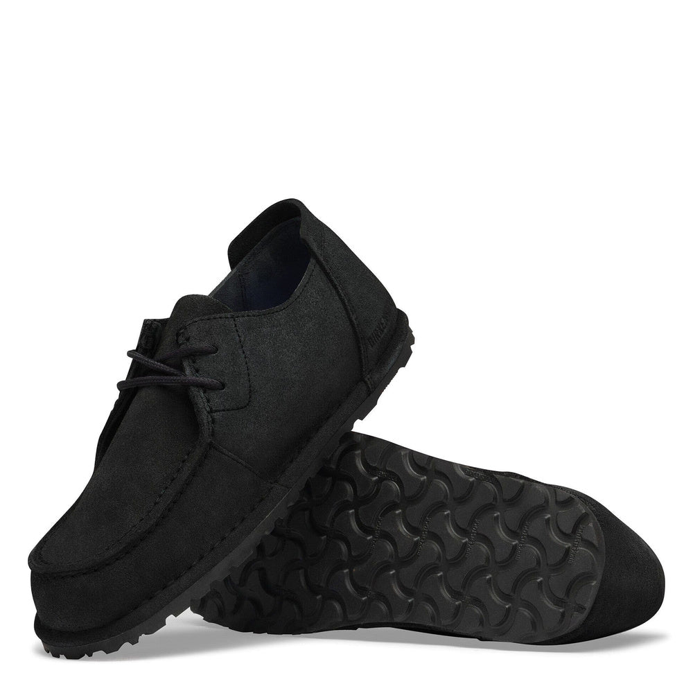 Scarpa Birkenstock Utti Lace Woman in pelle scamosciata Black – vista della suola