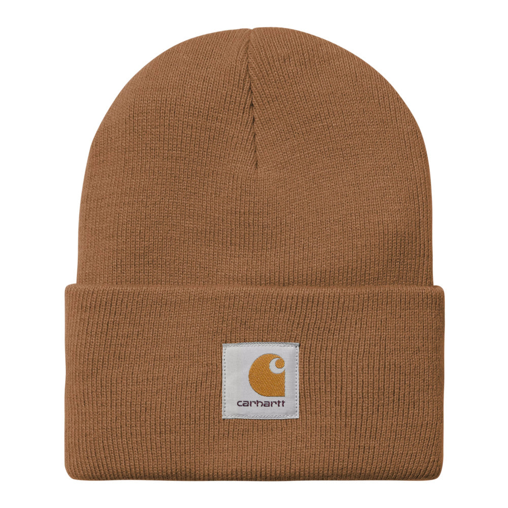 Berretto Carhartt WIP Acrylic Watch Hat WIP H Brown – vista frontale