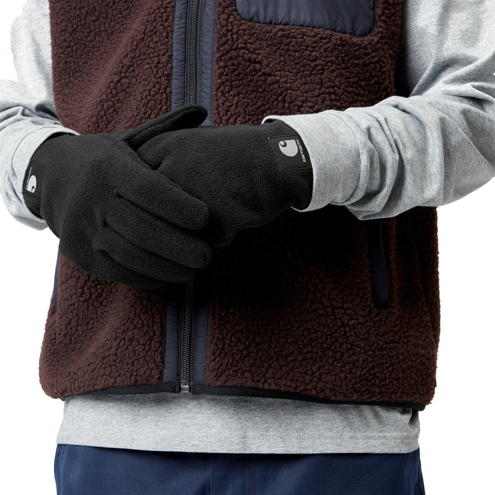 Guanti Carhartt WIP Blevin Gloves Black – indossati
