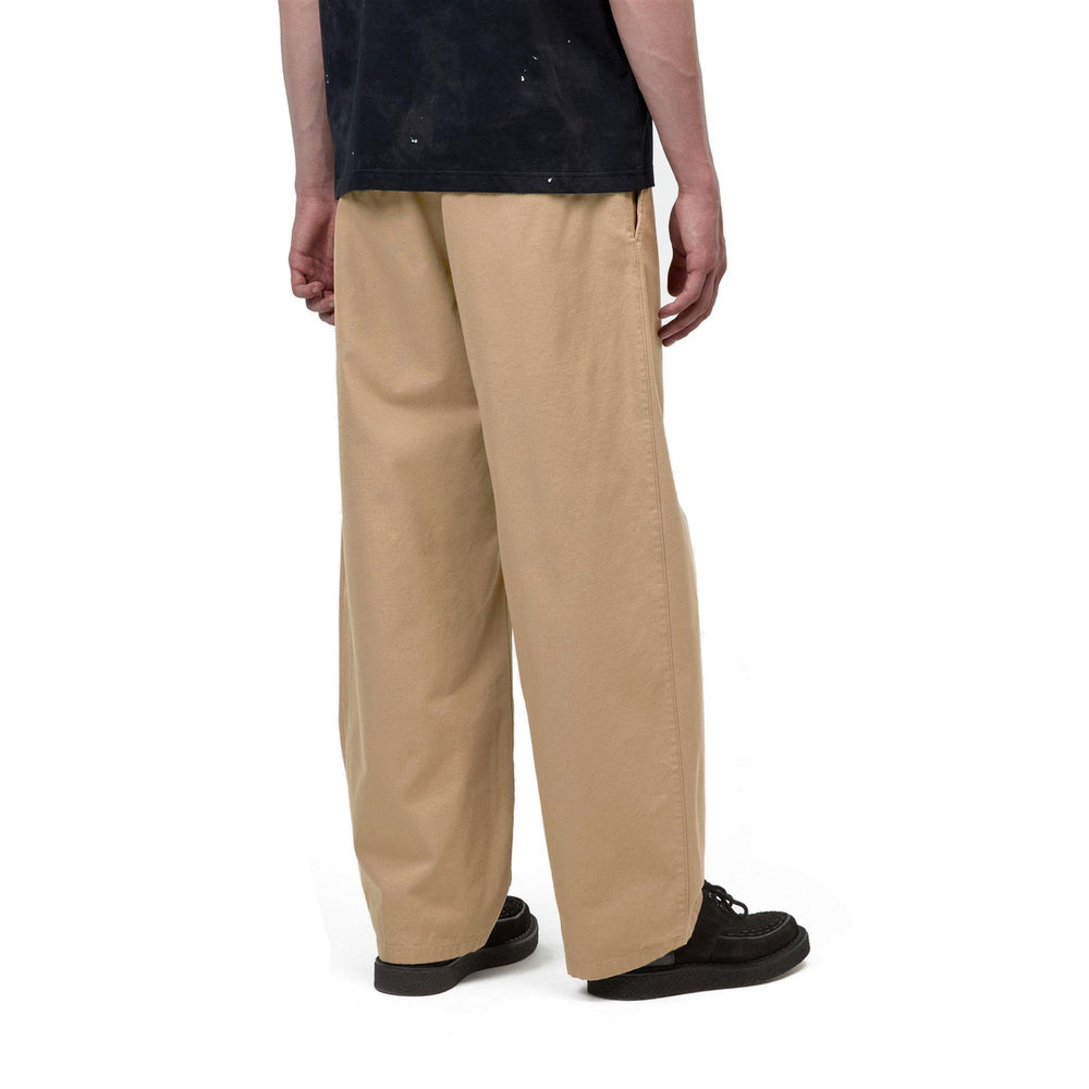 Jeans Carhartt WIP Brady Pant Leather – indossati vista posteriore