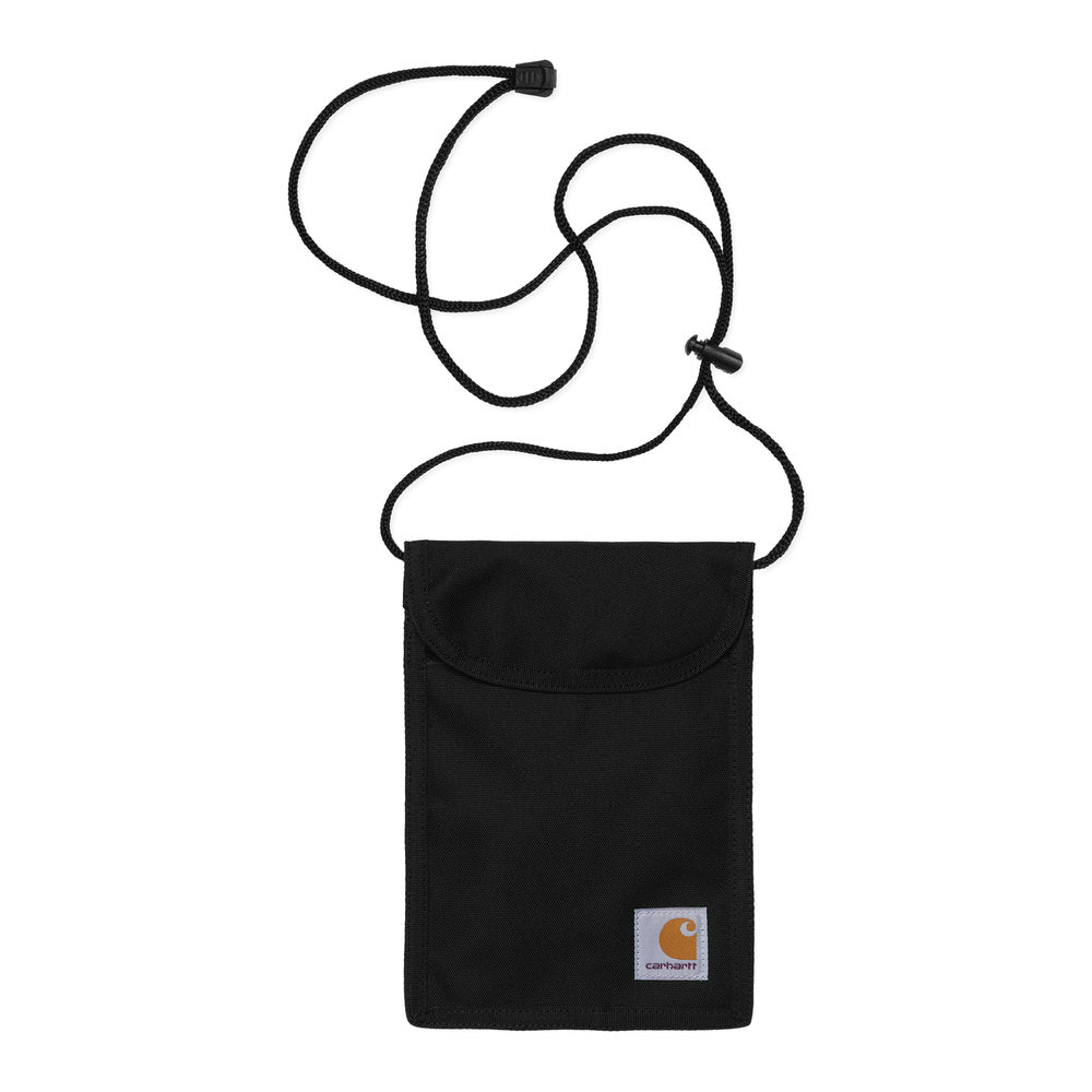 Borsa a tracolla Carhartt WIP Collins Neck Pouch Black – vista frontale