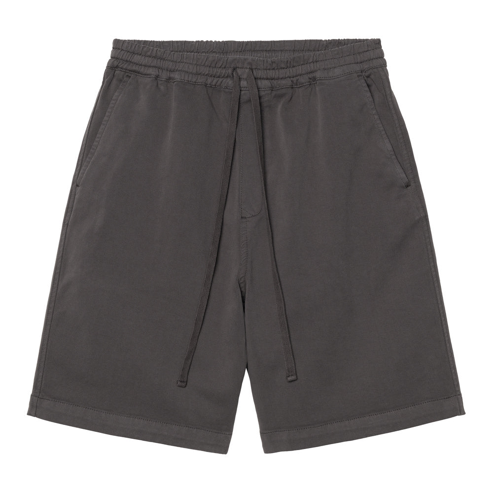 Short Carhartt WIP Floyde Short Graphite Garment Dyed – vista frontale