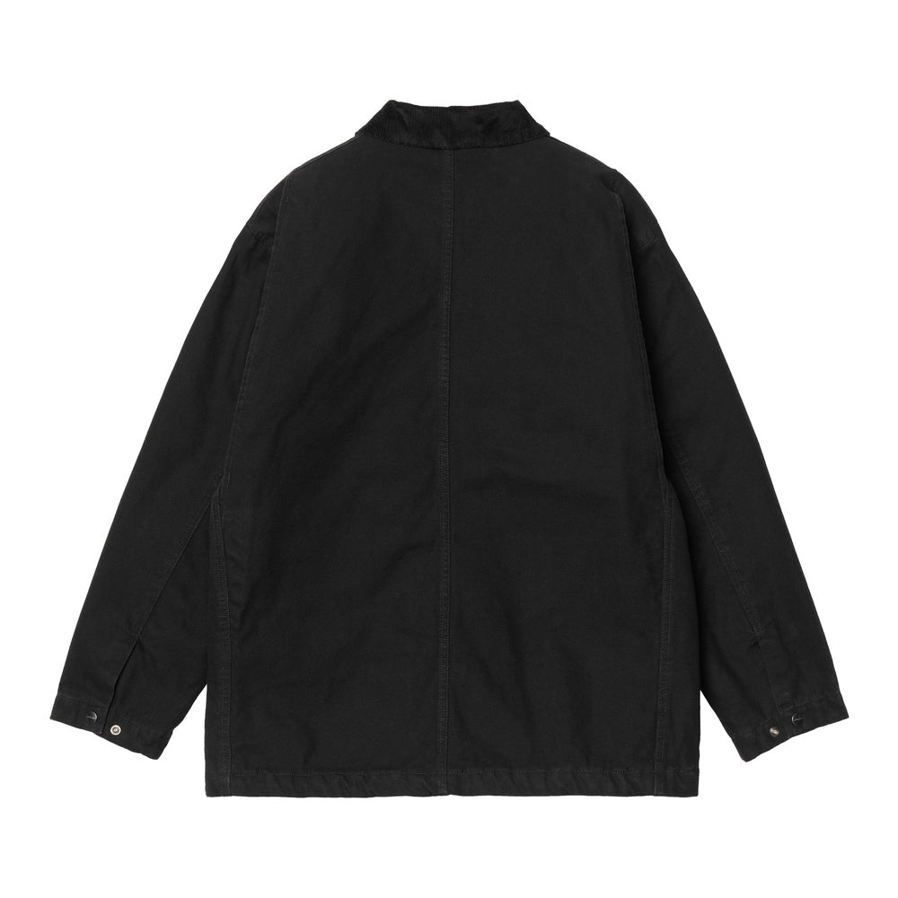 Giacca Carhartt WIP Lander Coat Black / Black – vista posteriore