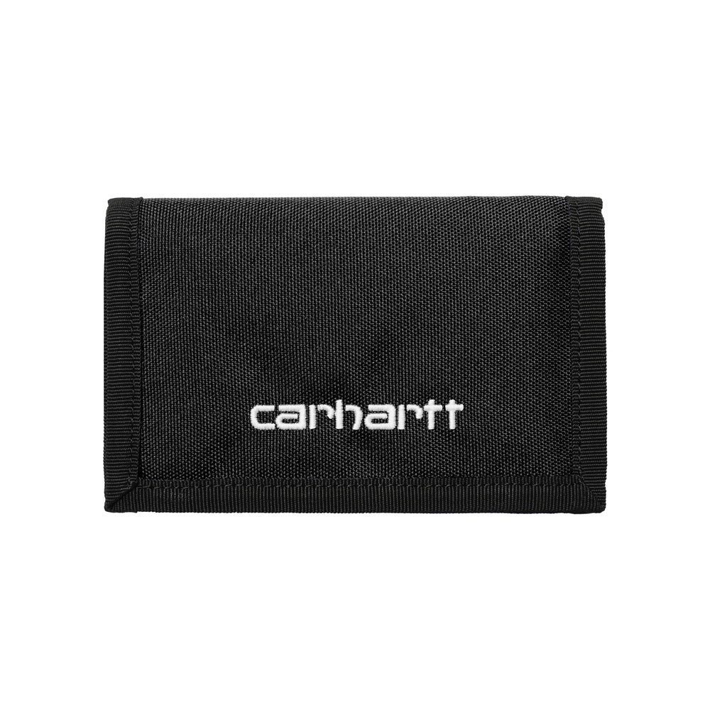 Portafoglio Carhartt WIP Payton Wallet Black / White – vista frontale