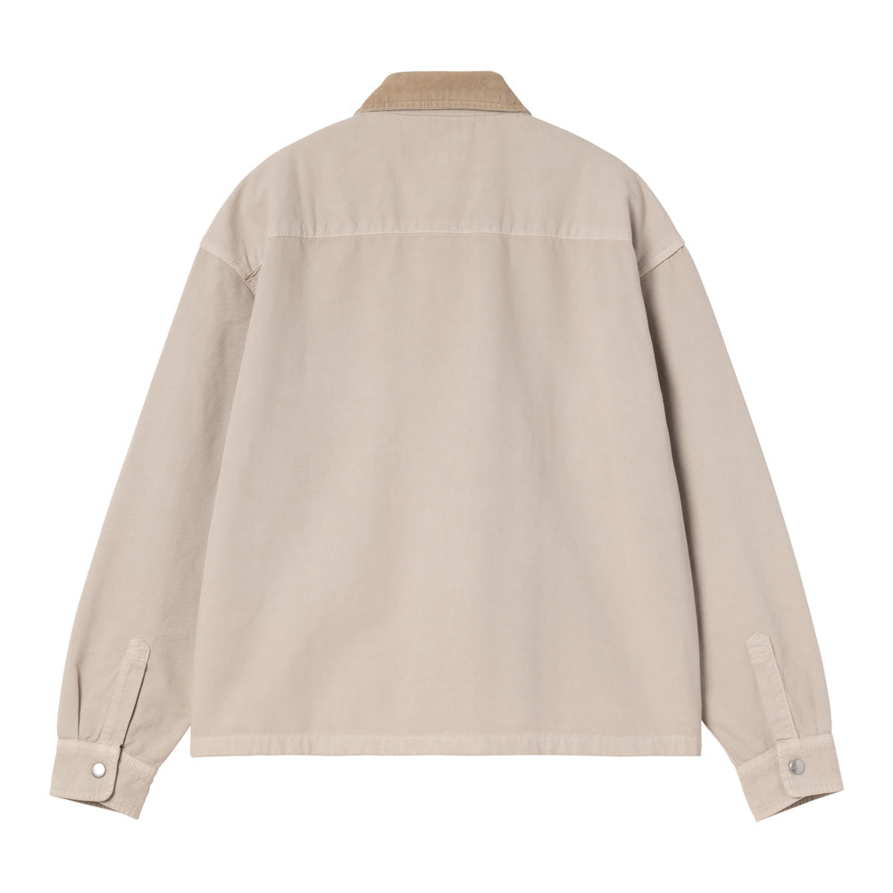 Giacca Carhartt WIP Prescott Shirt Jacket Leather Garment Dyed – vista posteriore