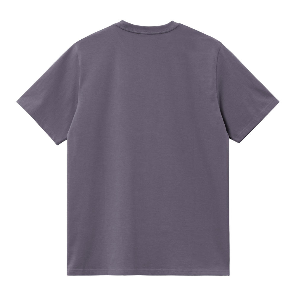 T-shirt Carhartt WIP S/S American Script T-Shirt Shady Purple – vista posteriore