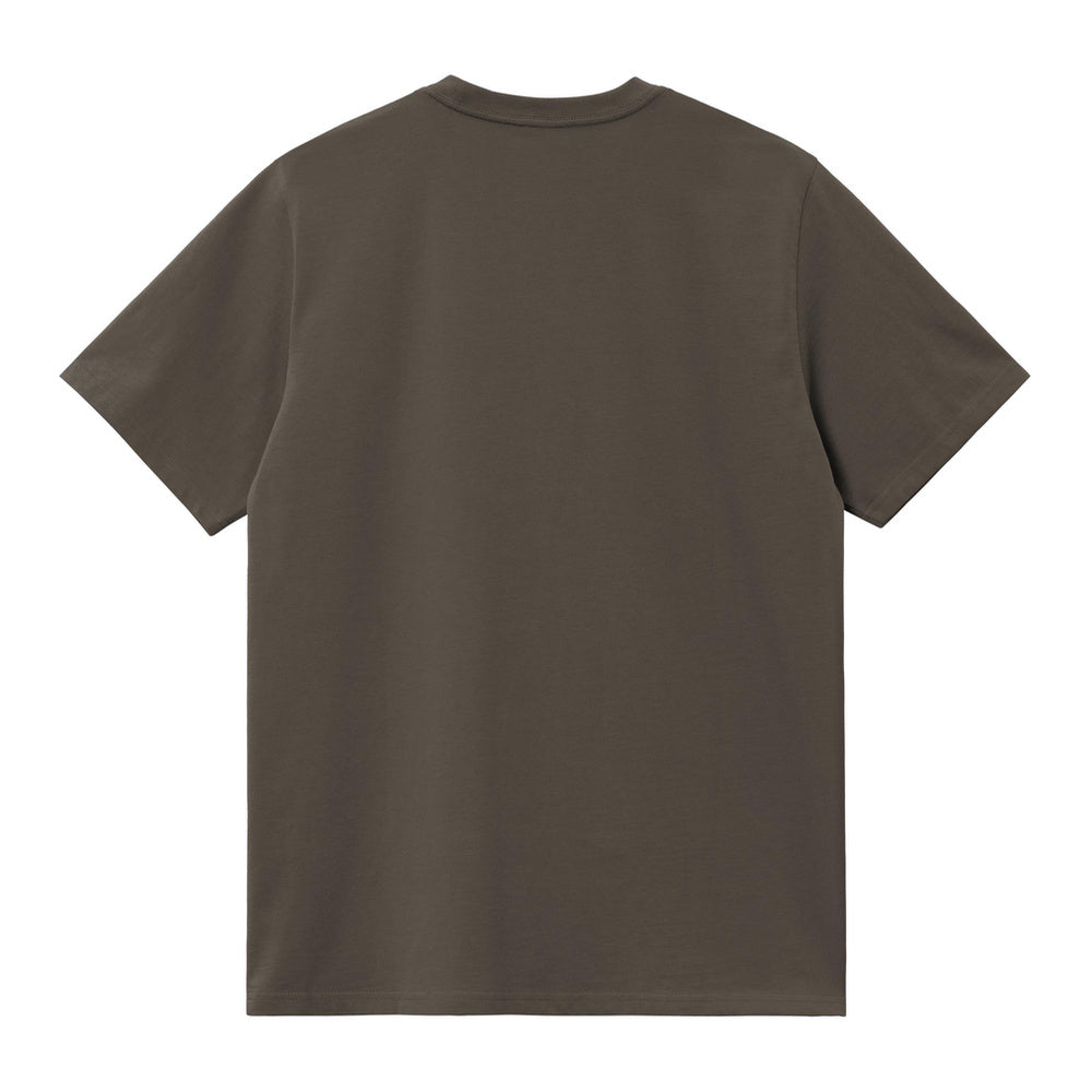 T-shirt Carhartt WIP S/S Chase T-Shirt Shungite / Gold – vista posteriore