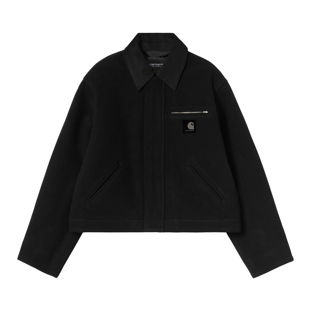 Giacca Carhartt WIP W' Atoka Detroit Jacket Black / Black – vista frontale