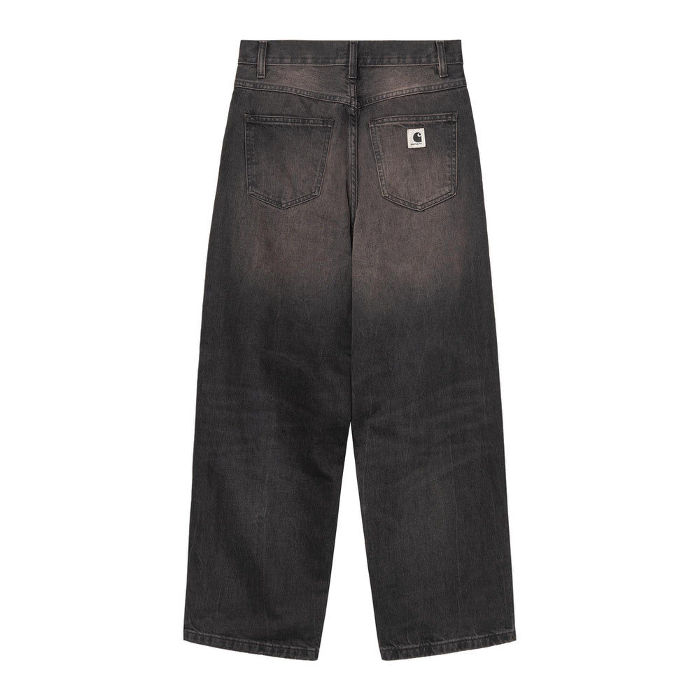 Jeans Carhartt WIP W' Brandon Pant Black Tobacco Used Wash – vista posteriore