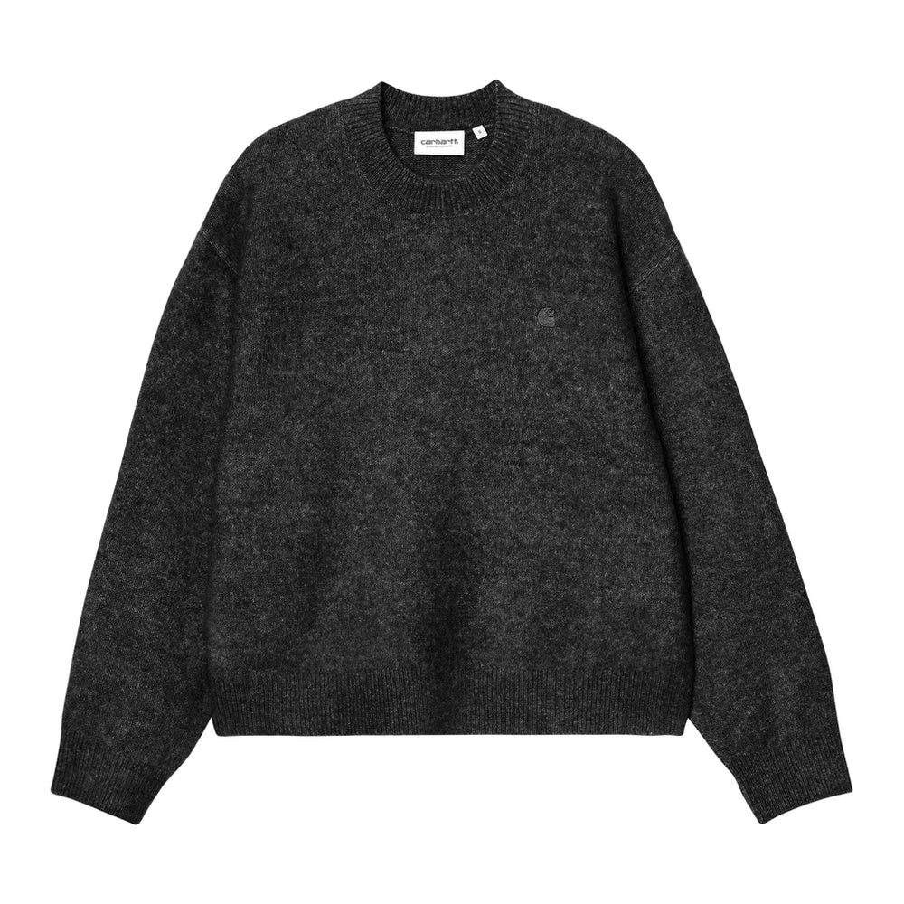 Maglione Carhartt WIP W' Curtis Sweater Tangled Black – vista frontale