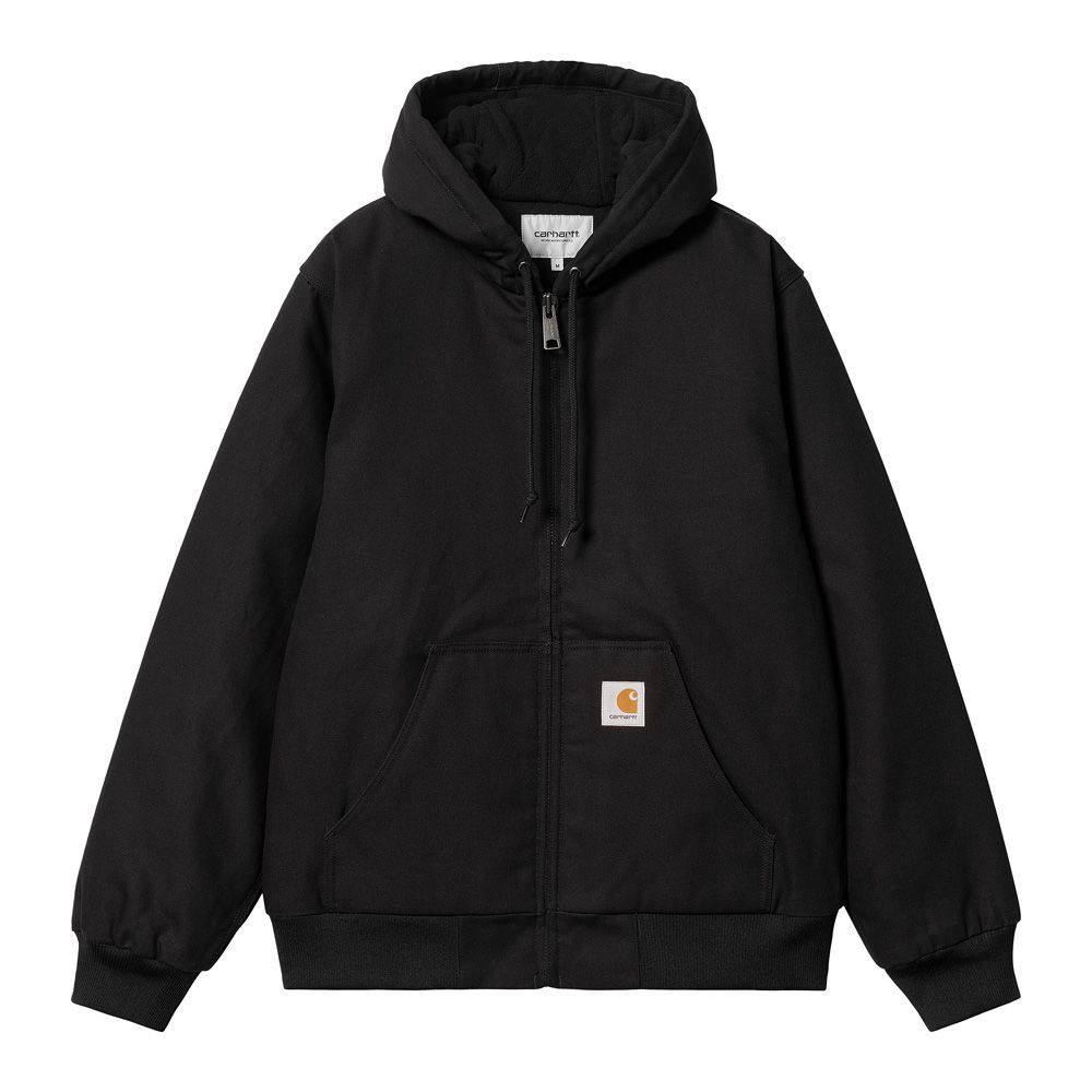 Giacca Carhartt WIP Active Jacket (Winter) Black Rigid – vista frontale