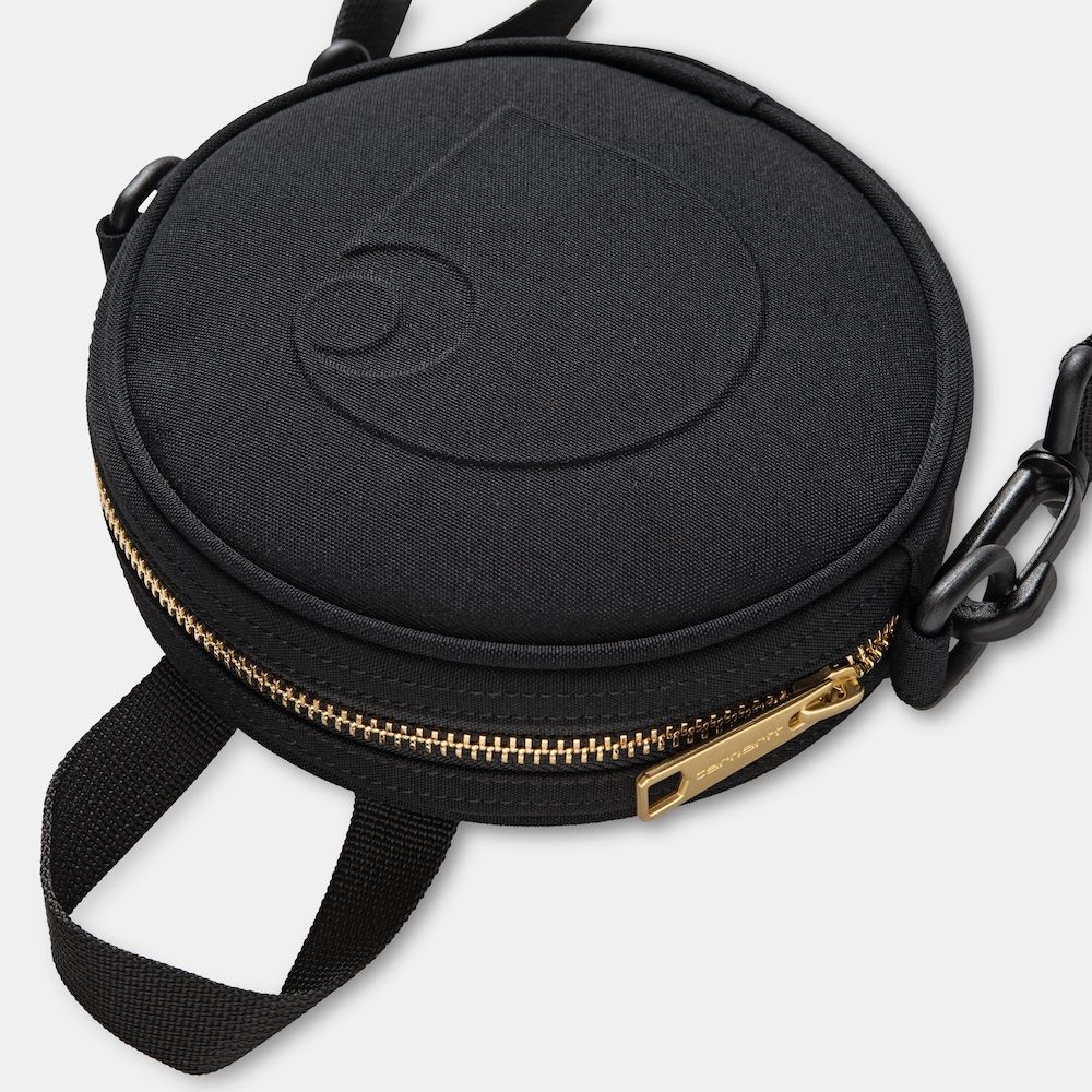 Borsa a tracolla Carhartt WIP Clarton Bag Black – dettaglio