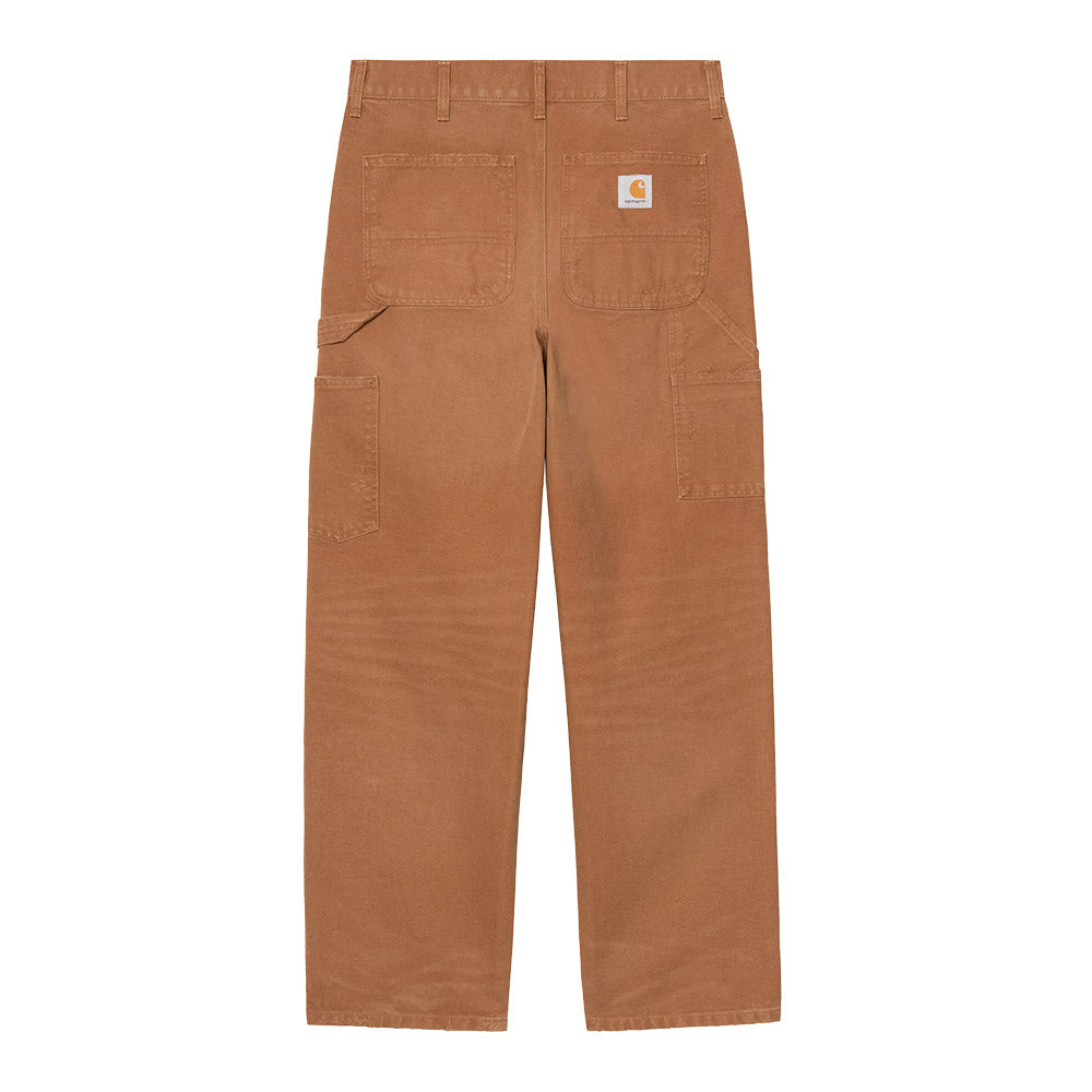 Pantaloni Carhartt WIP Single Knee Pant Hamilton Brown / Grind Wash – vista posteriore