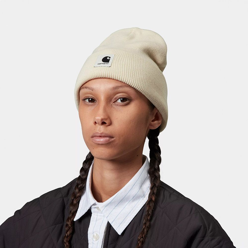 Berretto Carhartt WIP W' Ashley Beanie Salt – indossato