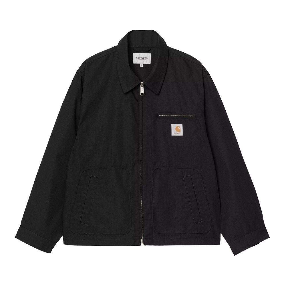 Giacca Carhartt WIP Postal Jacket Black – vista frontale