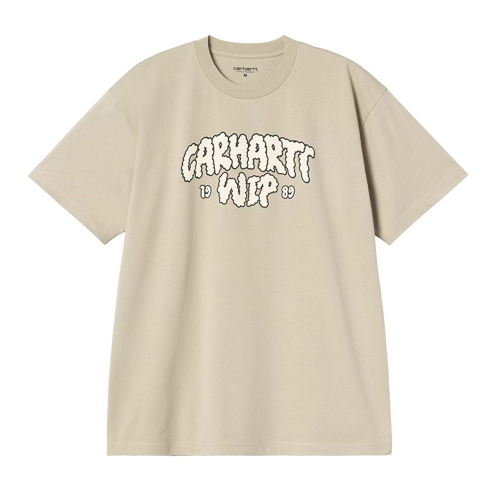 T-shirt Carhartt WIP S/S Cloud Script T-Shirt Barchan – vista frontale