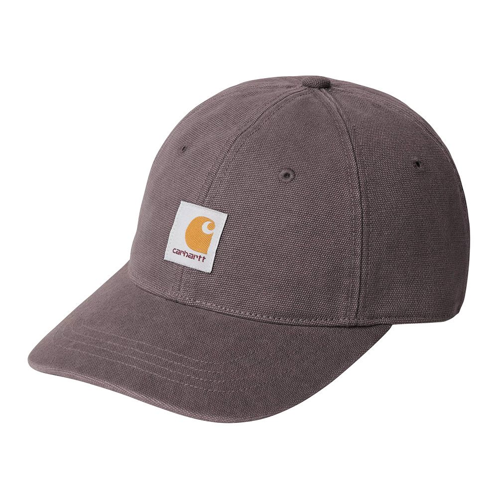 Cappellino Carhartt WIP Canvas Cap Shale Stone Washed – vista di tre quarti