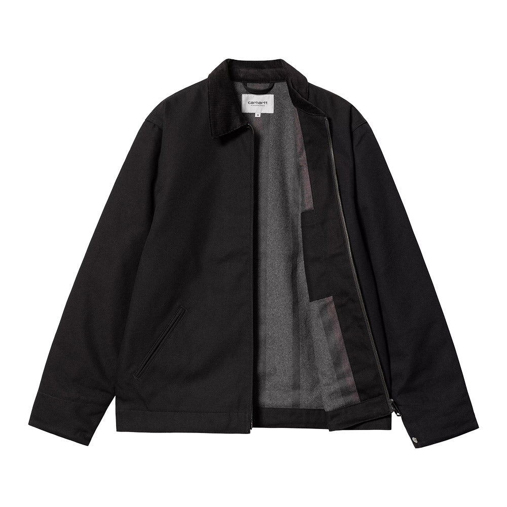 Giacca Carhartt WIP Detroit Jacket (Winter) Black / Black, Rigid – vista interna