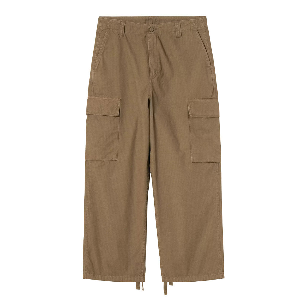 Pantaloni cargo Carhartt WIP Kade Cargo Pant Dark Beech / Garment Dyed – vista frontale
