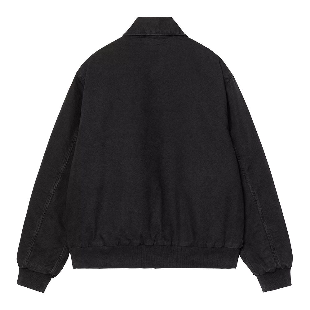 Giacca Carhartt WIP Stanton Jacket Black Stone Washed – vista posteriore