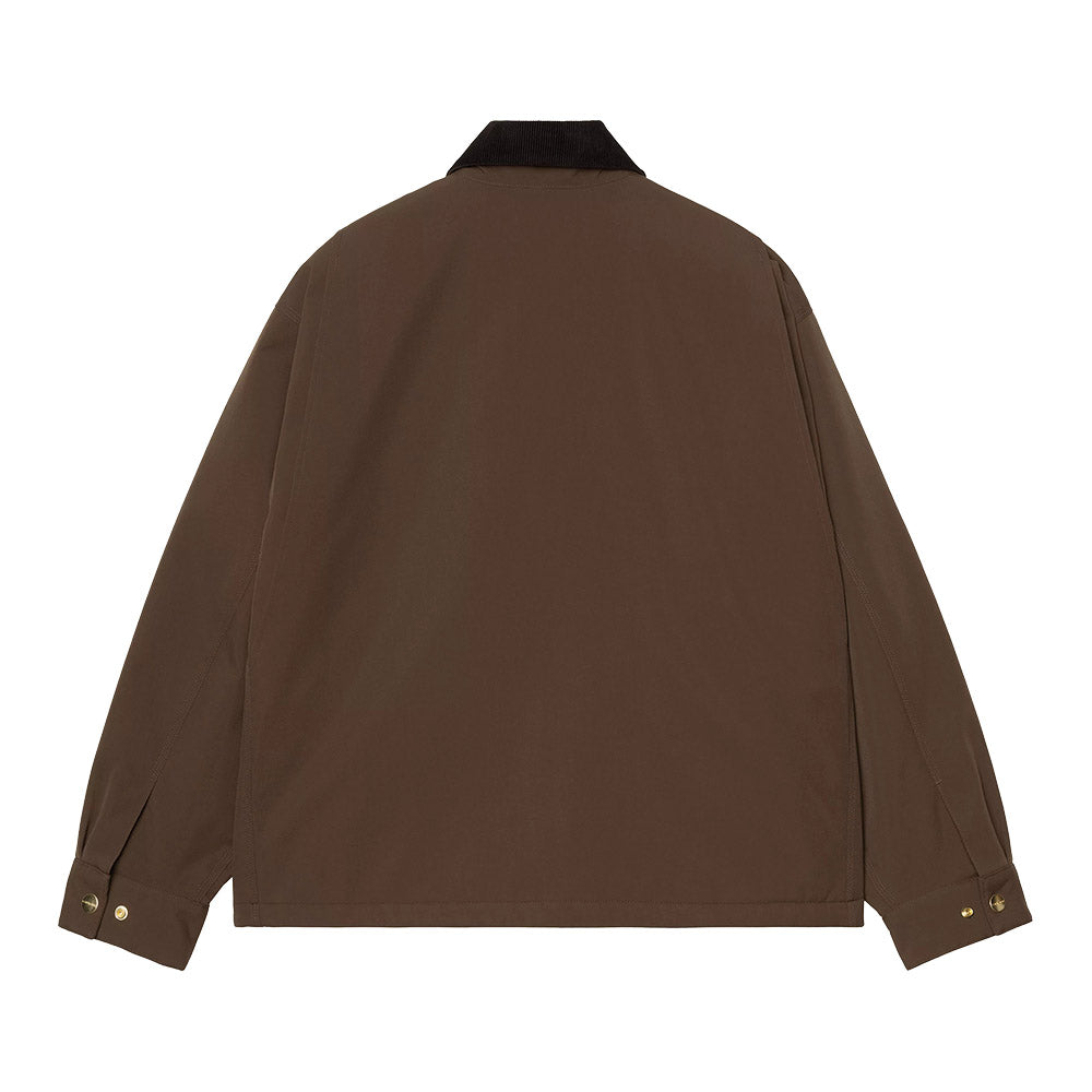 Giacca Carhartt WIP Quentin Jacket Tobacco / Black – vista posteriore