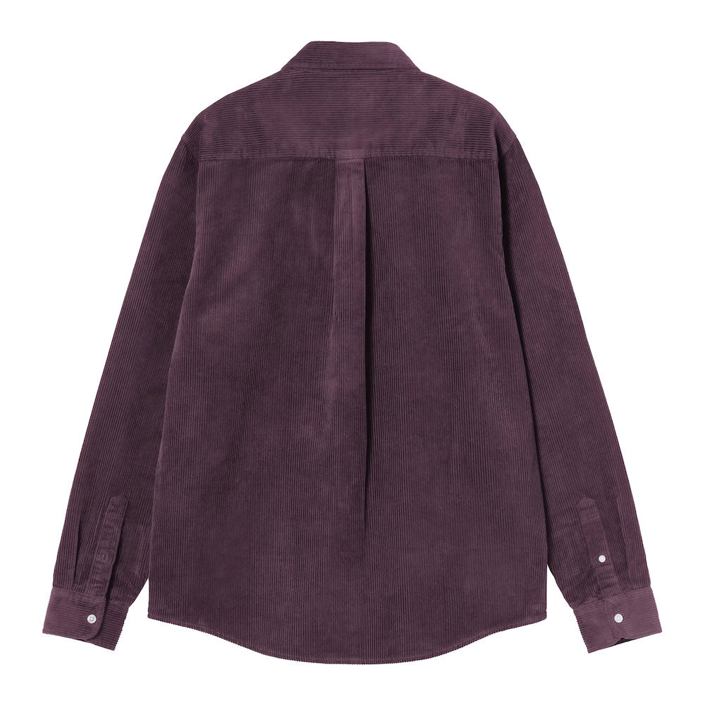 Camicia Carhartt WIP L/S Madison Cord Shirt Cozy Purple – vista posteriore