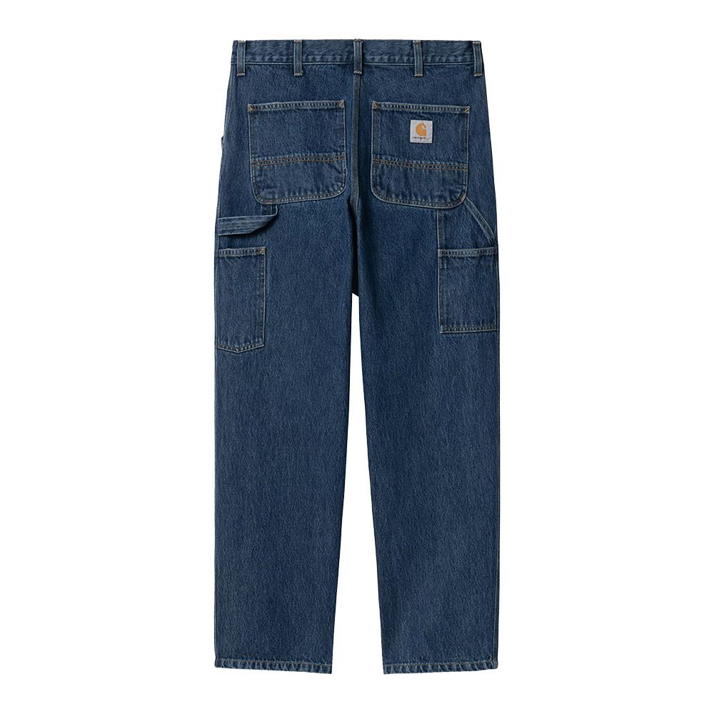 Pantaloni Carhartt WIP Single Knee Pant Blue Stone Washed – vista posteriore