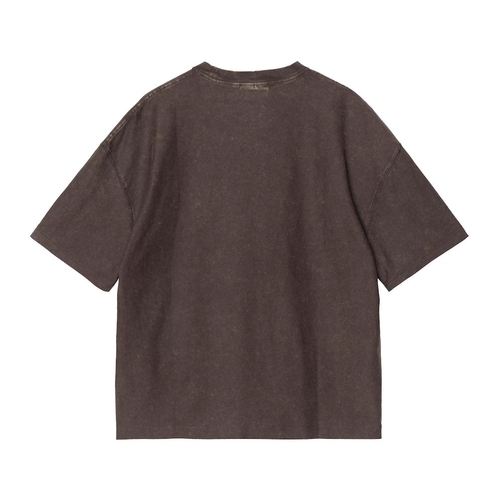 T-shirt Carhartt WIP S/S Lambert T-Shirt Tobacco Moon Wash – vista posteriore