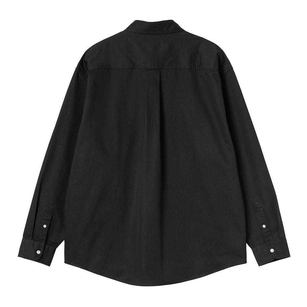 Camicia Carhartt WIP L/S OG Madison Shirt Black – vista posteriore