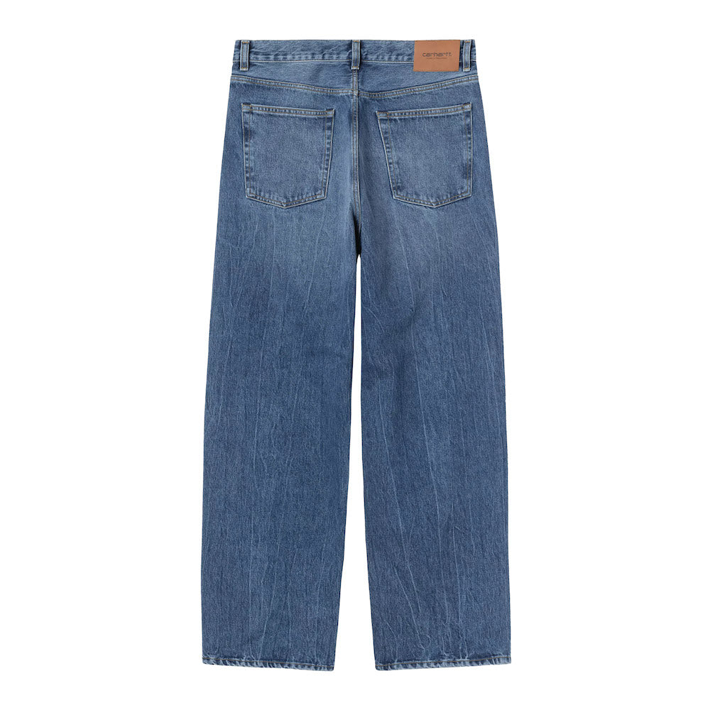 Jeans Carhartt WIP Payson Pant Blue / Marble Used Wash – vista posteriore