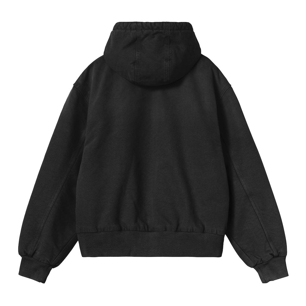 Giacca Carhartt WIP Women's OG Active Jacket Black / Stone Canvas – vista posteriore