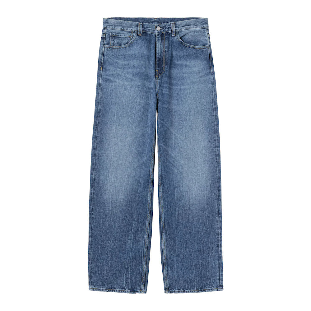 Jeans Carhartt WIP Payson Pant Blue / Marble Used Wash – vista frontale