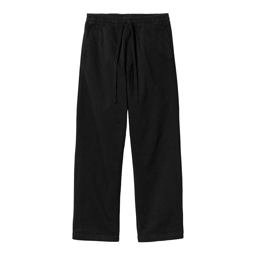 Pantaloni Carhartt WIP Floyde Pant Black / Garment Dyed – vista frontale