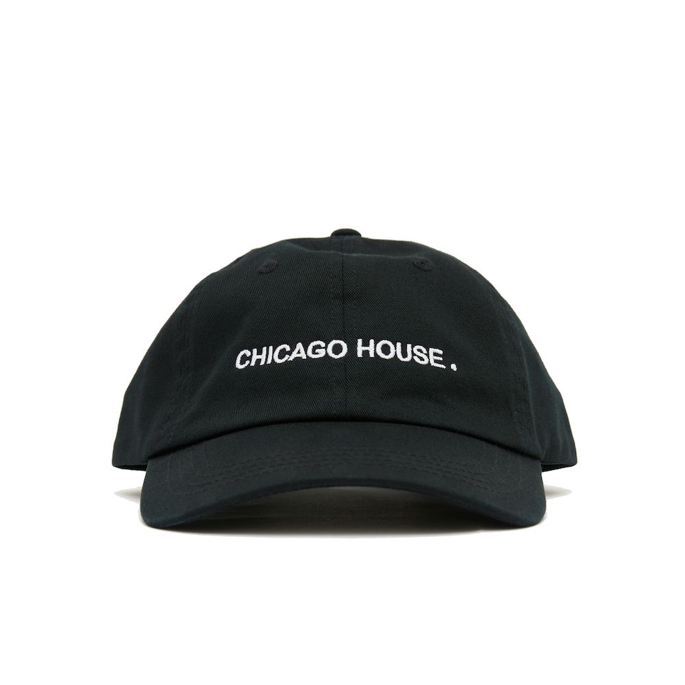 Cappellino Easy Listening Chicago House Embroidered Cap Black – vista frontale