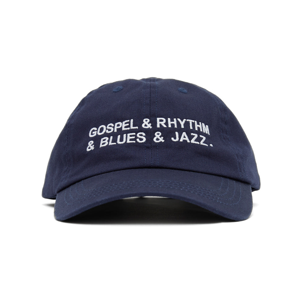 Easy Listening Gospel & Rhythm & Blues & Jazz Embroidered Cap Navy - fronte