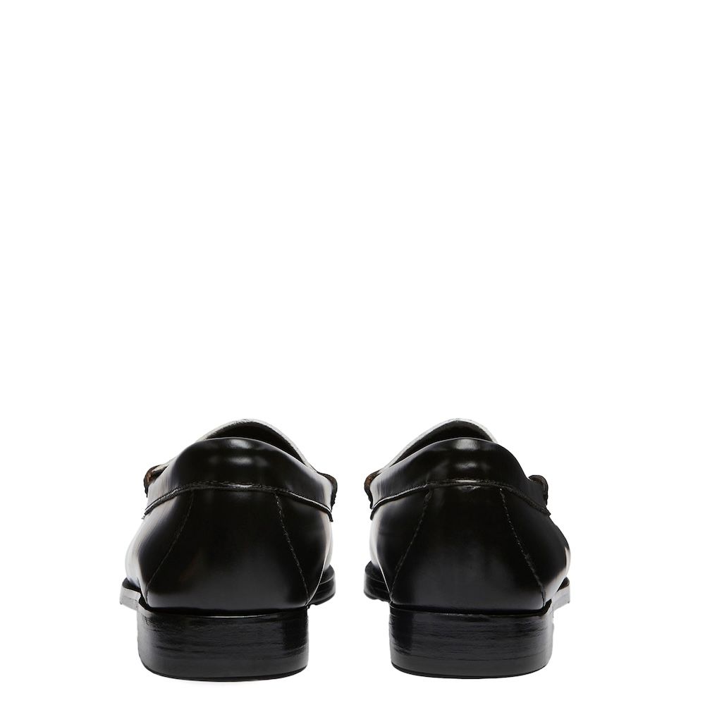 Mocassino G.H. Bass Weejuns Larson Penny Loafers Black/White – vista posteriore