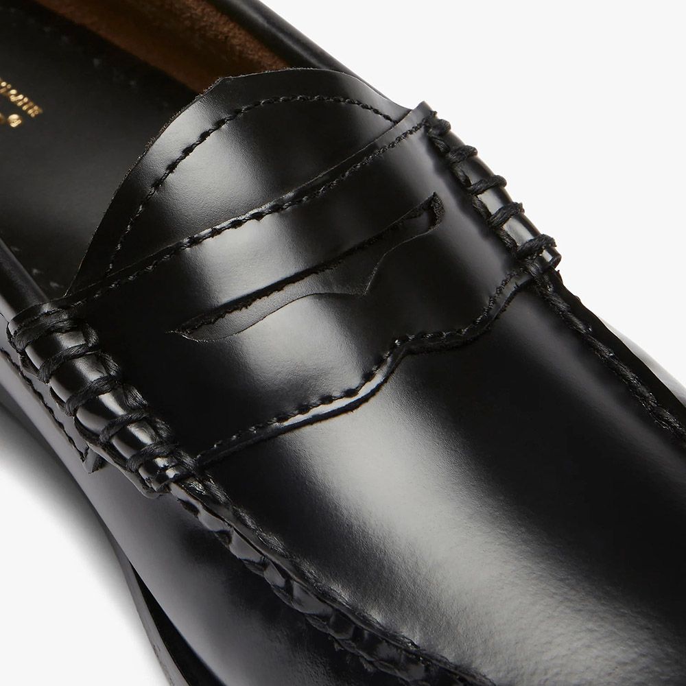 Mocassino G.H. Bass Weejuns Larson Penny Loafers Black – dettaglio della mascherina