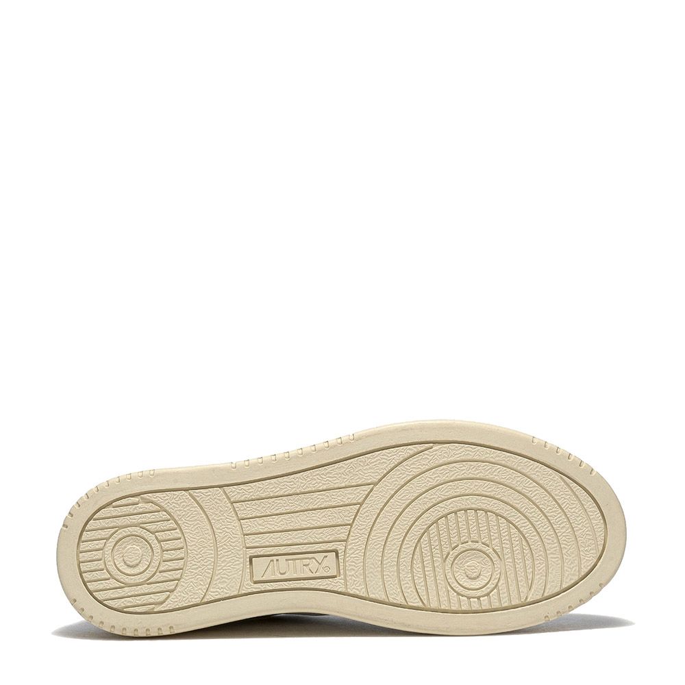 Sneaker Autry Medalist Low Woman Leather White/Pink – suola in gomma