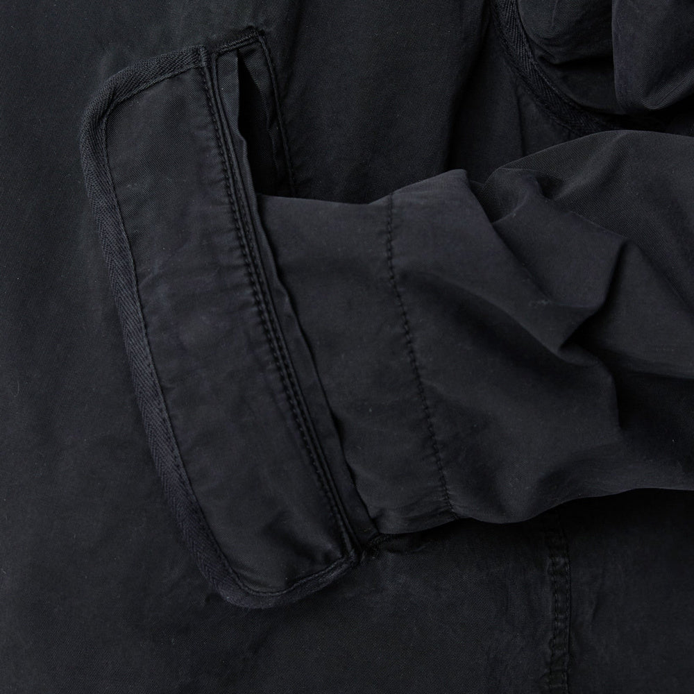 mfpen Liner Jacket Dusty Black Dense Cotton – welt pocket detail