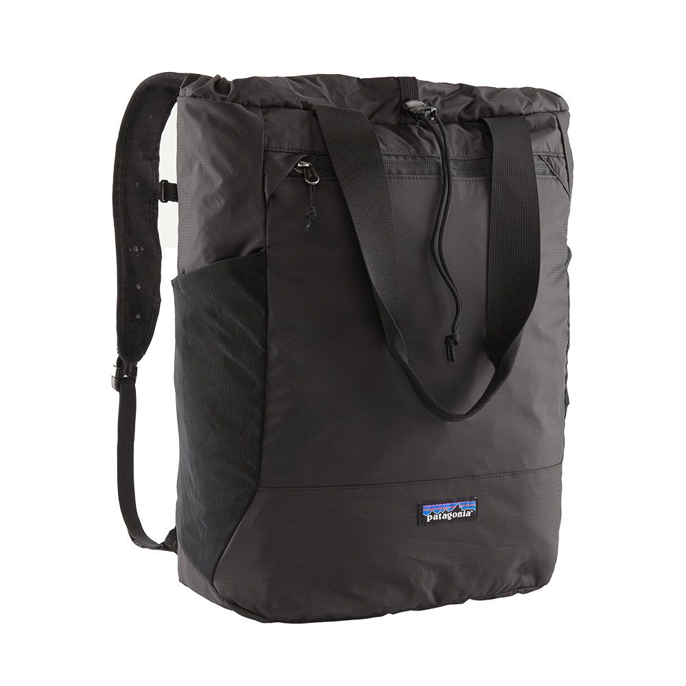 Patagonia Terravia Tote Pack 24L Black – three-quarter view