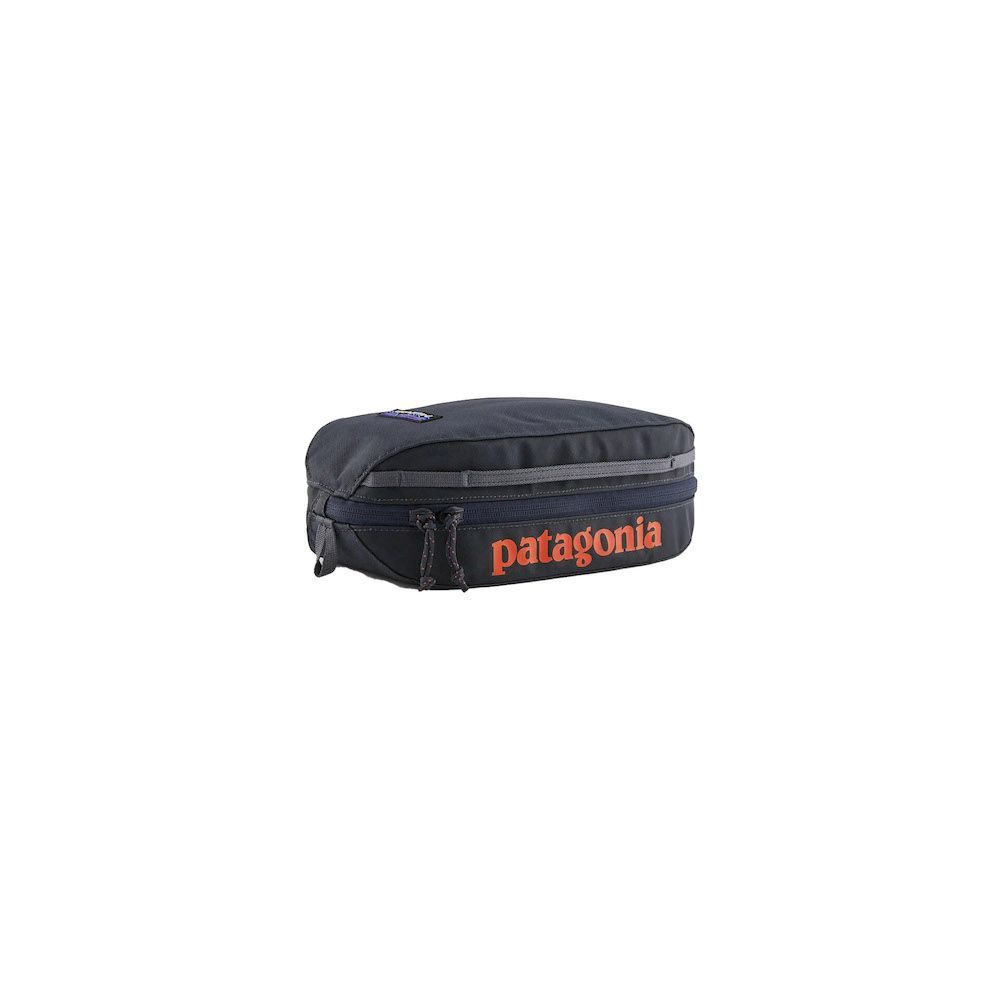 Beauty case Patagonia Black Hole® Cube 3L Smolder Blue w/Amanita Red – vista frontale