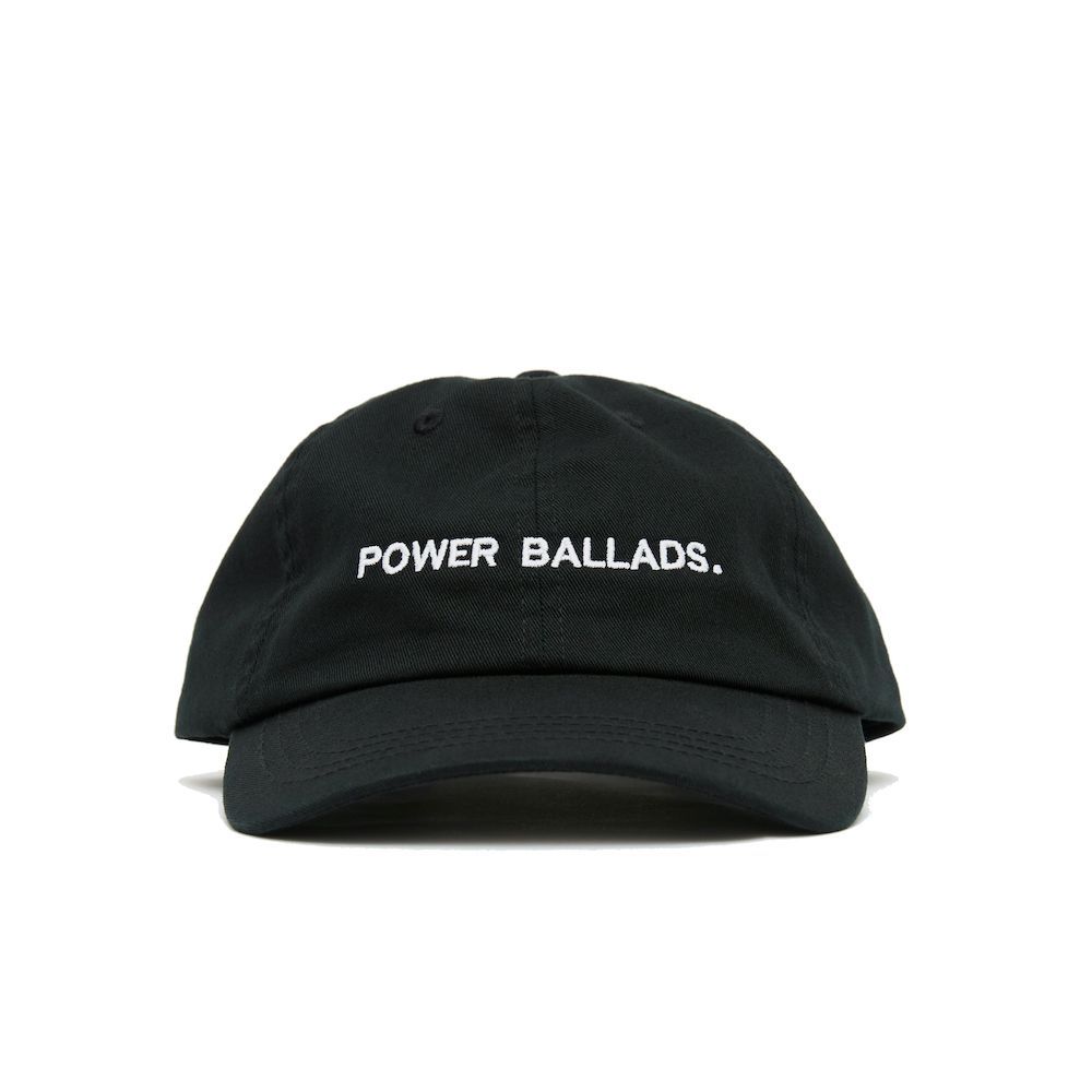 Cappellino Easy Listening Power Ballads Embroidered Cap Black – vista frontale